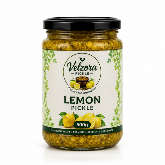 Velzora Lemon Pickle (500g)